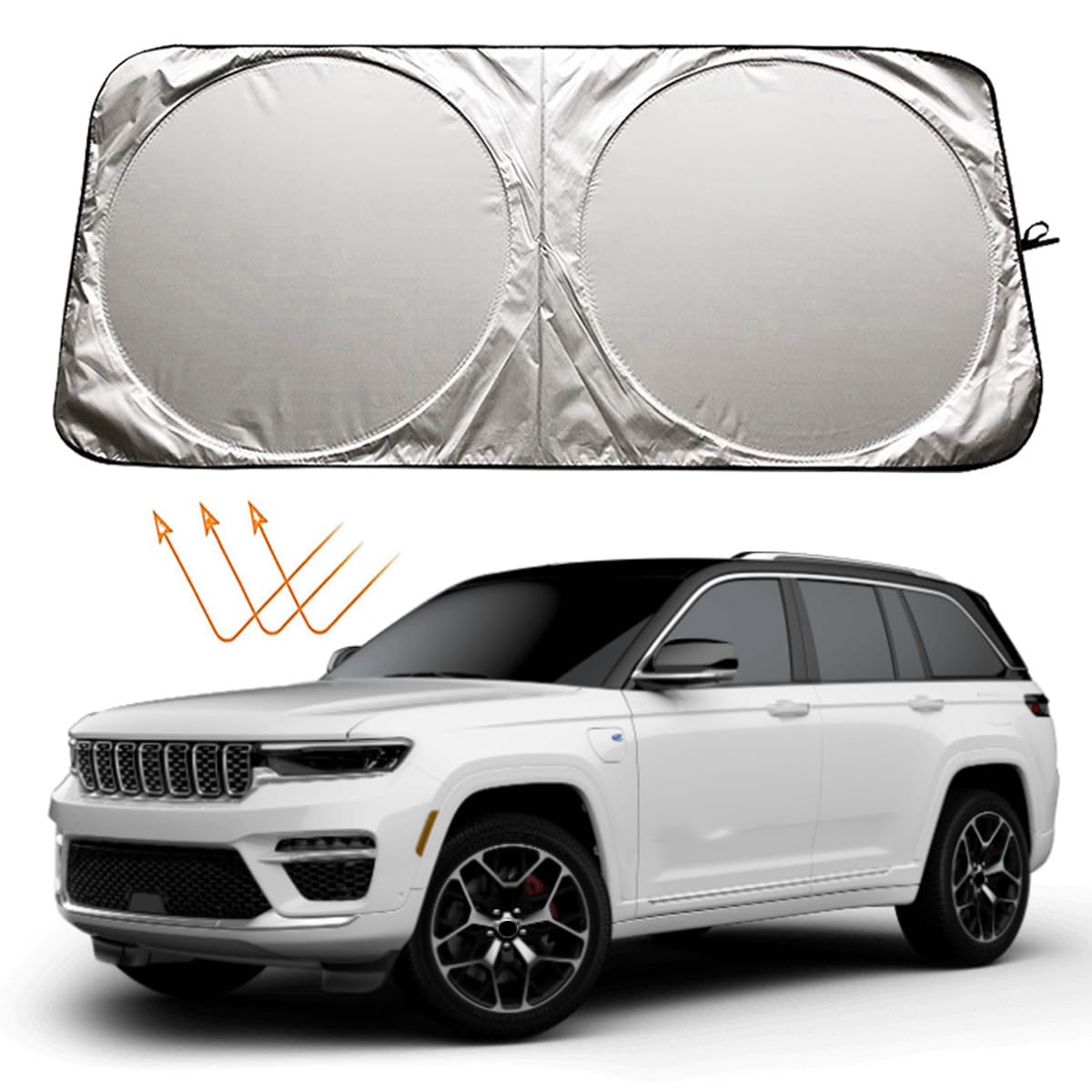 Amazon.co.jp: XHRING フロントガラスサンシェード サンシェード