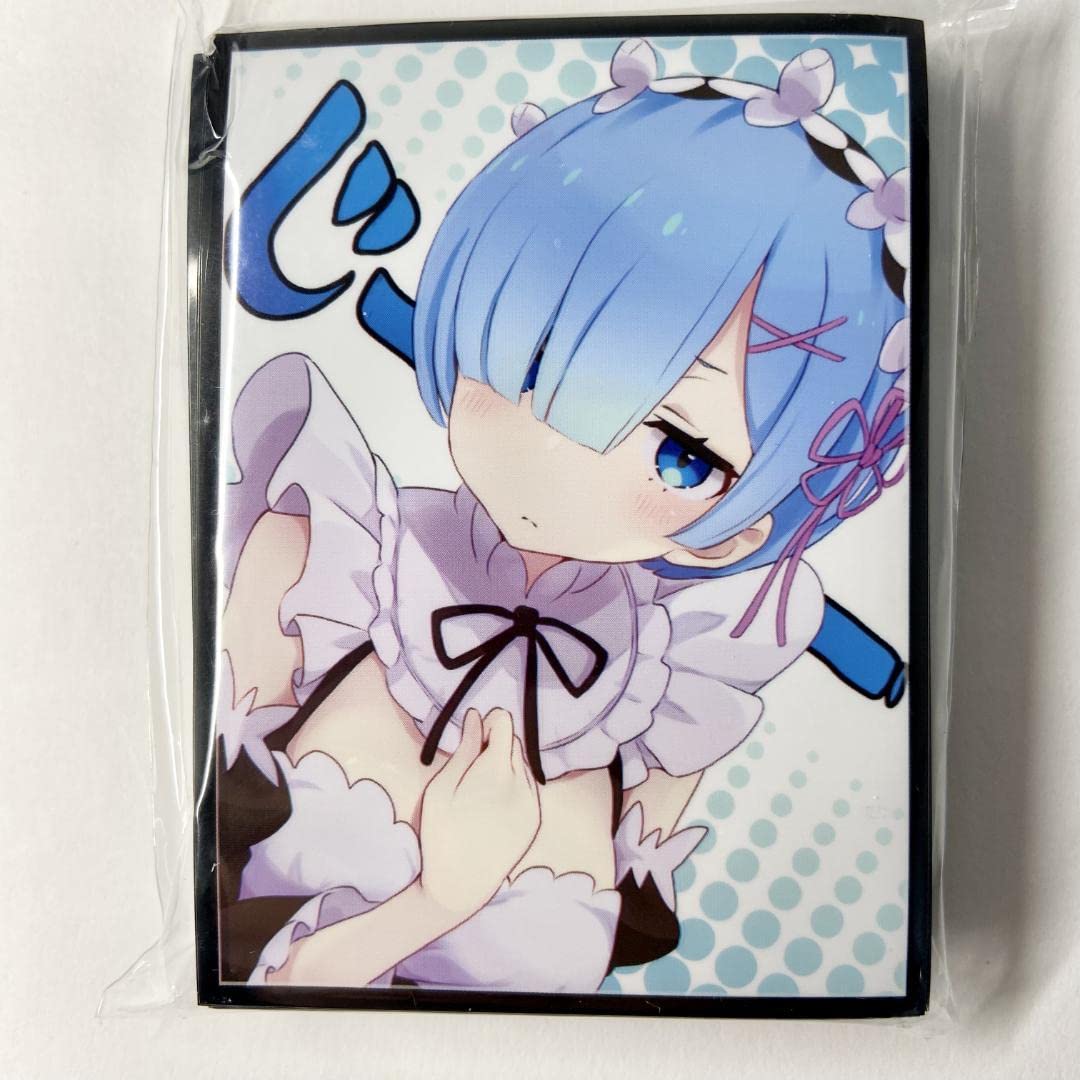 Amazon.co.jp: リゼロ レム ジト目 カードスリーブ ミッドナイトブルー