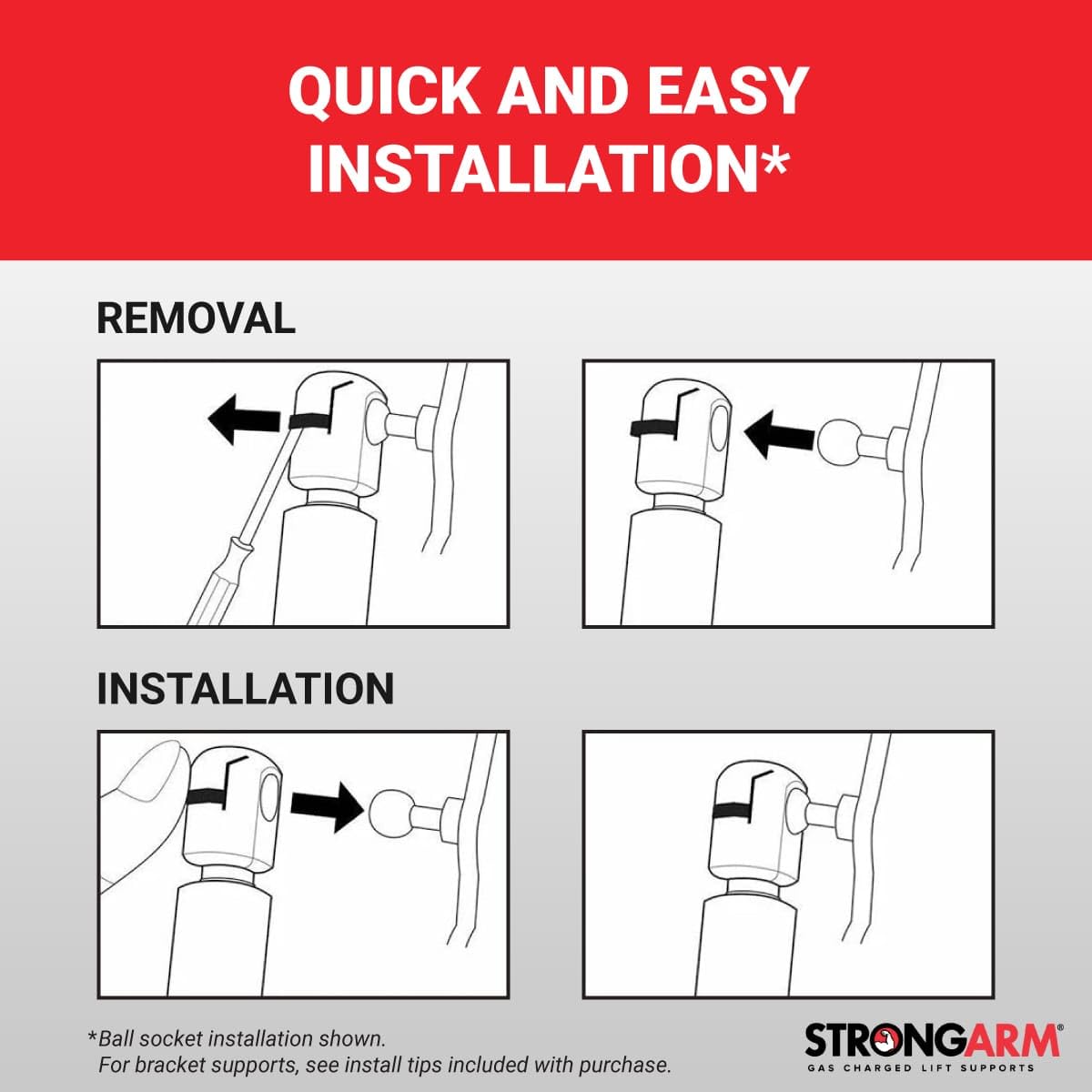 Amazon | (2) StrongArm 4727 リアハッチリフトサポート 300ZX 1984年