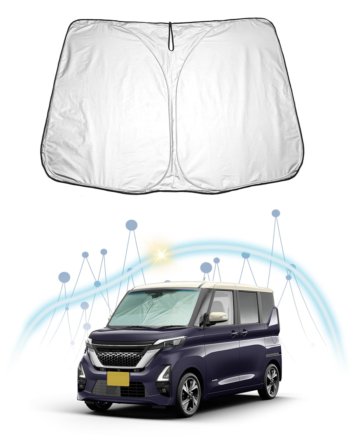 Amazon.co.jp: 【RUIYA】日産 デイズ ルークス B40系 車用サンシェード