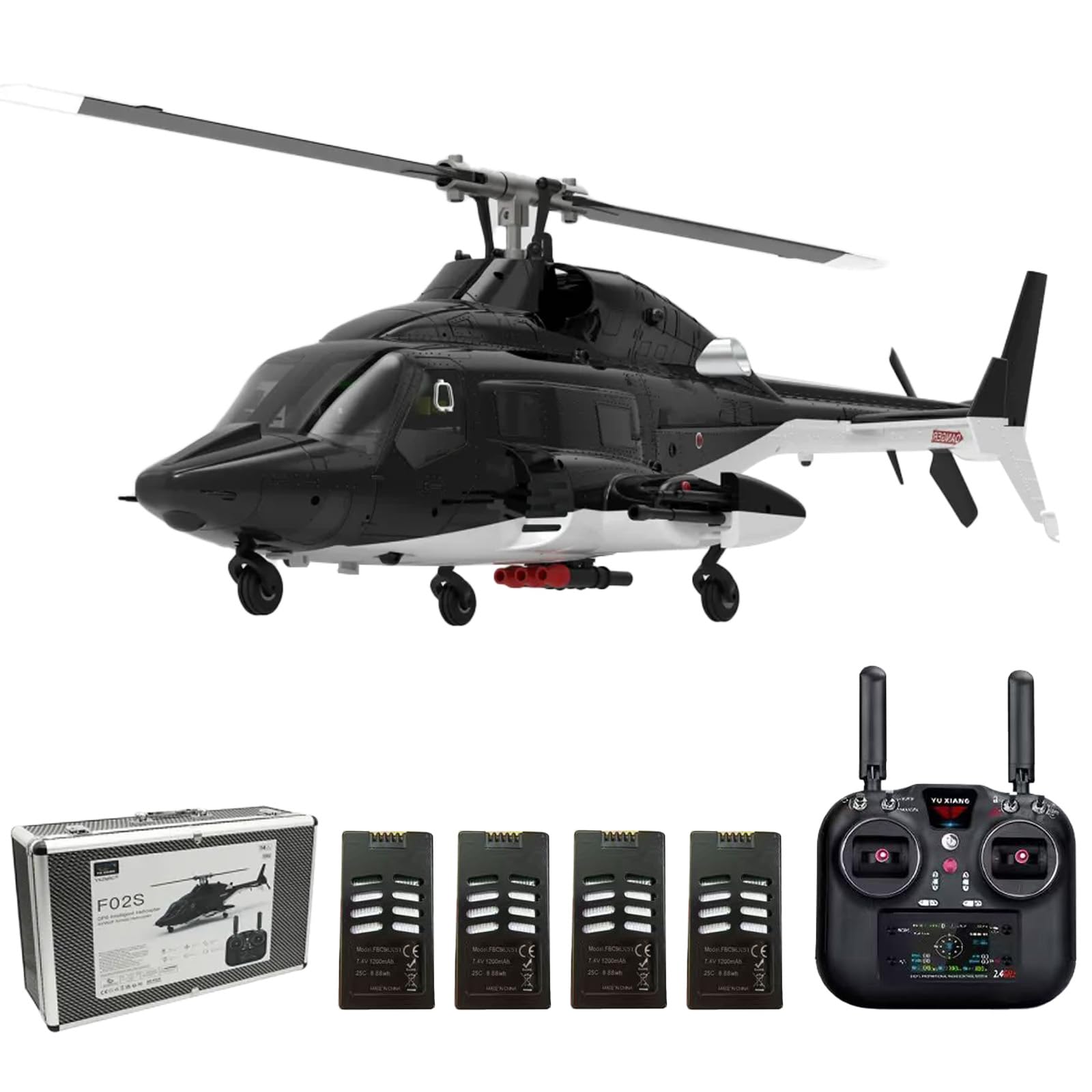 Amazon.com: Hanll YUXIANG F02S 1:34 Scale 8CH GPS RC Helicopter