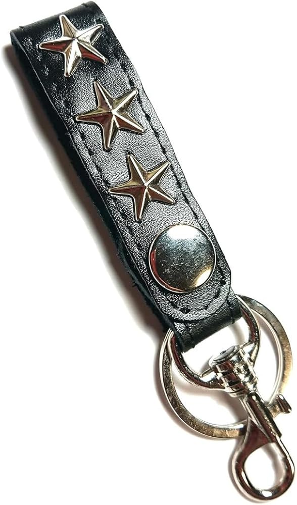 Amazon.co.jp: [SHOUT RUE] 牛革☆スター 星☆ スタッズ ベルト ループ