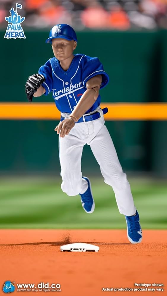 Amazon.co.jp: DID 1/12 フィギュア 野球選手 素体、ヘッド 服セット