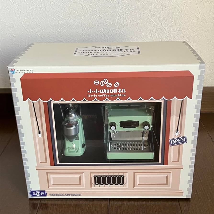 Amazon.co.jp: ミニチュアコーヒー エスプレッソマシン ミントグリーン