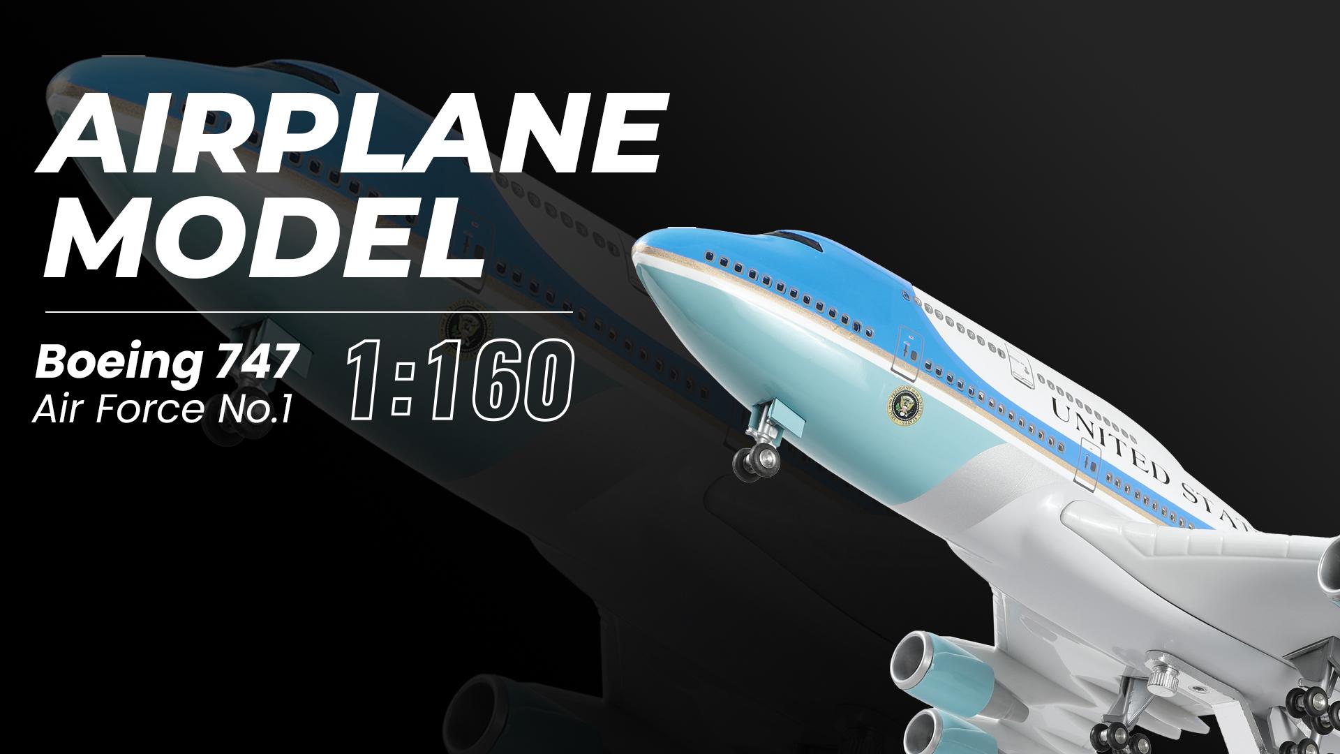 Amazon.co.jp: QIYUMOKE エアフォースワン 1/160 大型飛行機模型