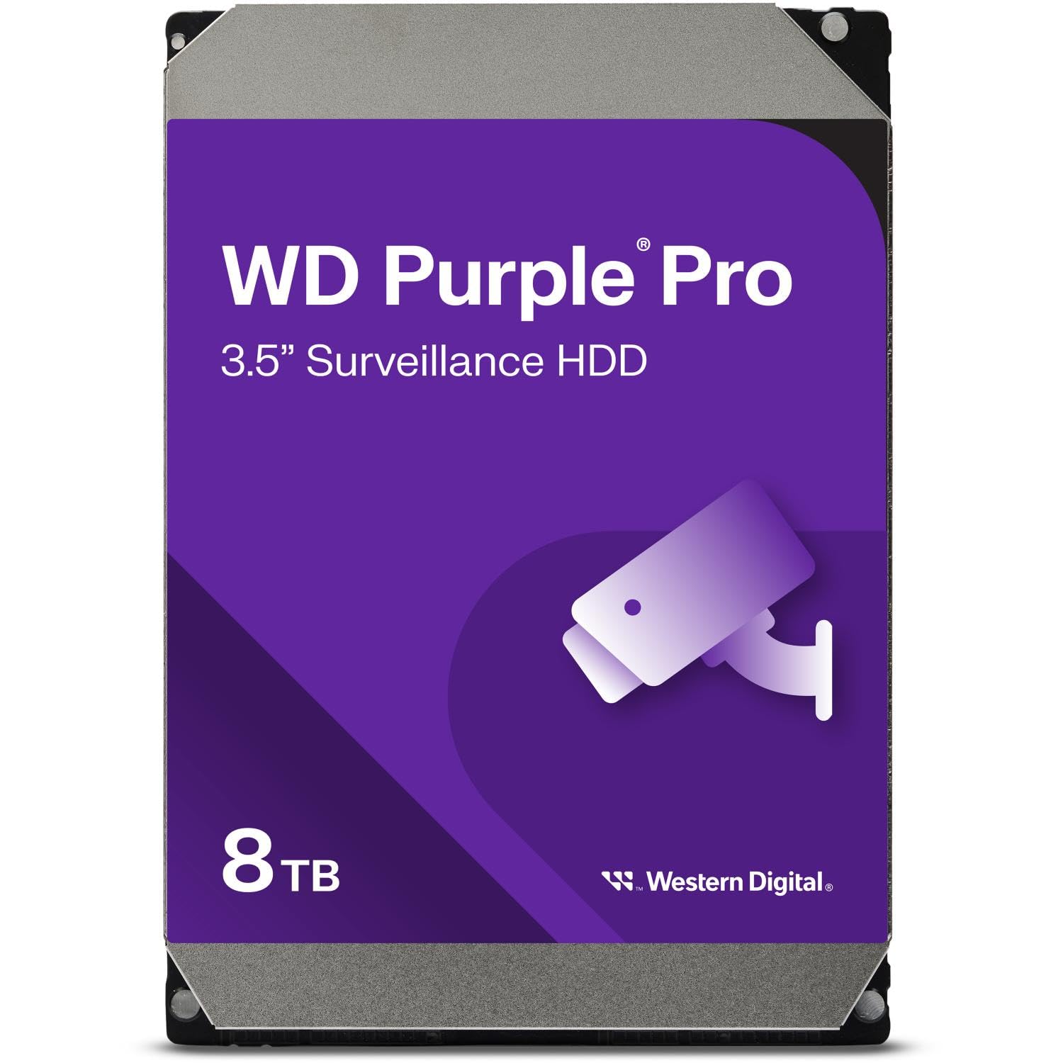 Western Digital 8TB WD Purple Pro Surveillance Internal Hard Drive