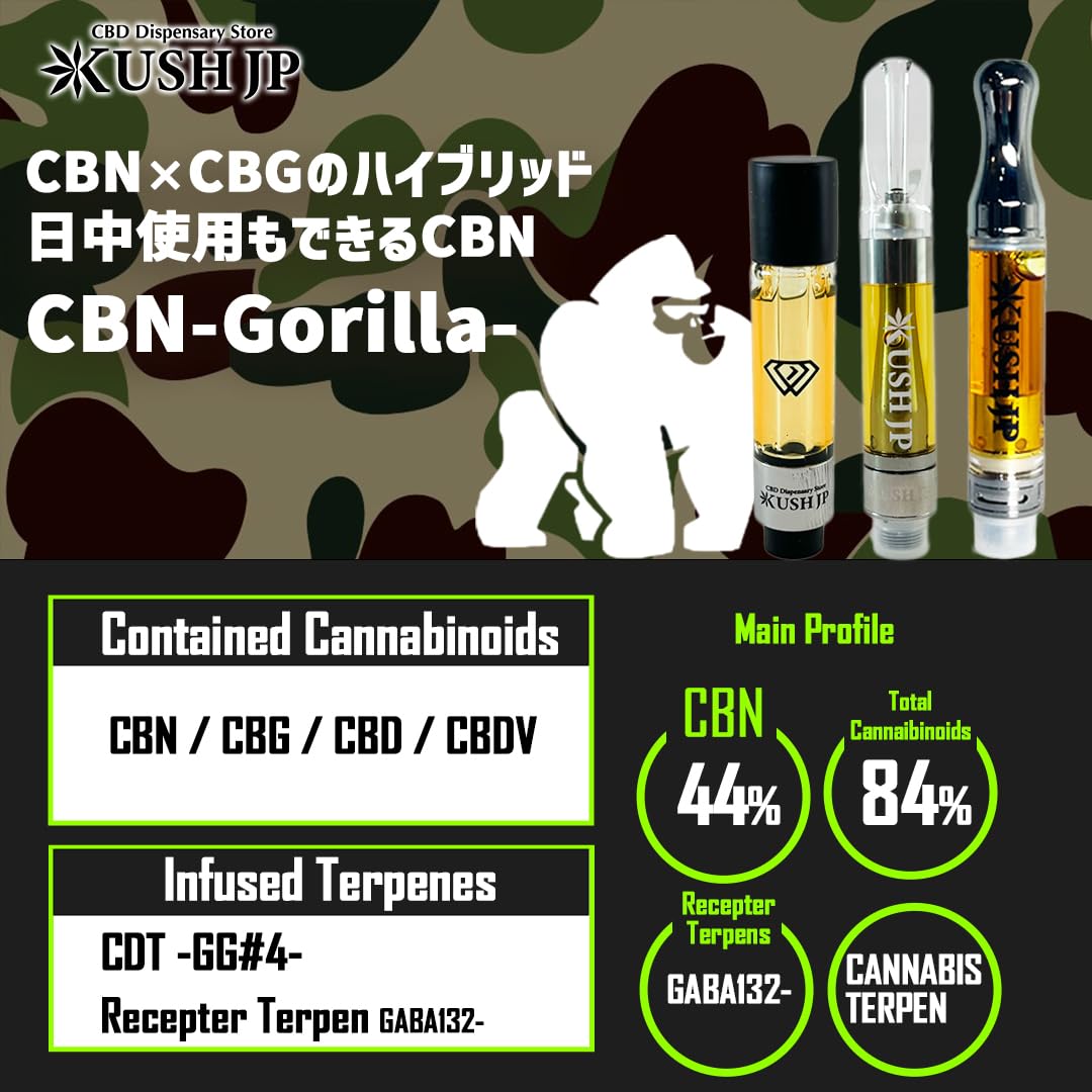 Amazon | 【KUSH JP】 CBNリキッド 高濃度 CBN × CBG 【改正基準適合