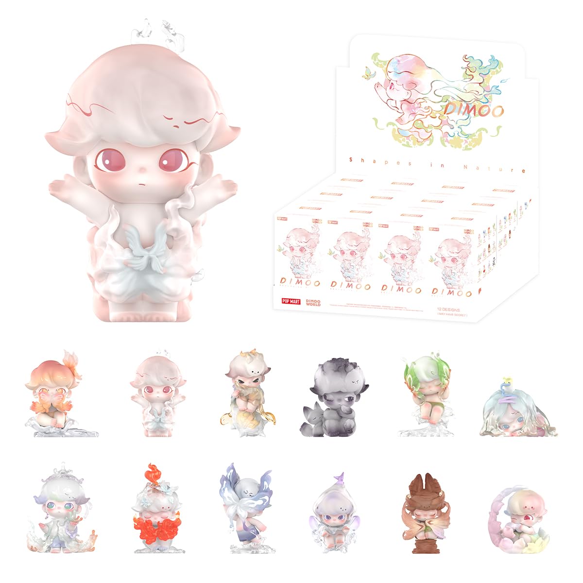 Amazon | POP MART DIMOO Shapes in Nature シリーズ 【アソート