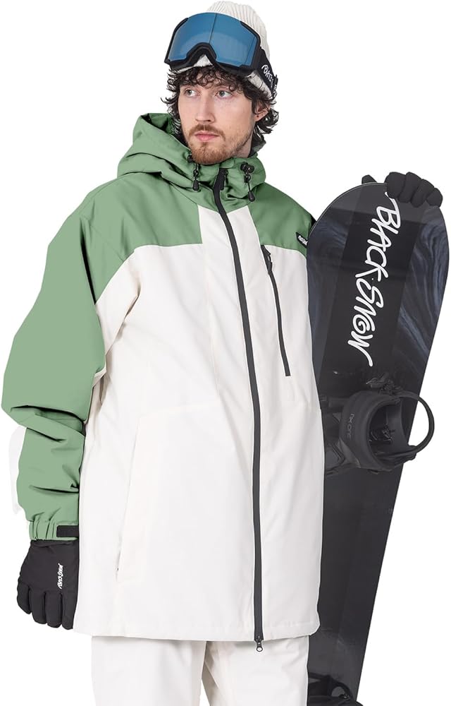 2N)即納*シーズン到来*スノーボードウエアジャケット 青【L】 上下