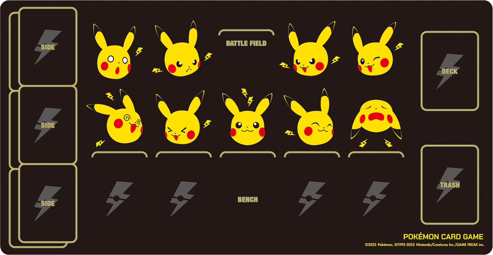 Amazon | ポケモンカードゲーム ラバープレイマット ピカチュウと