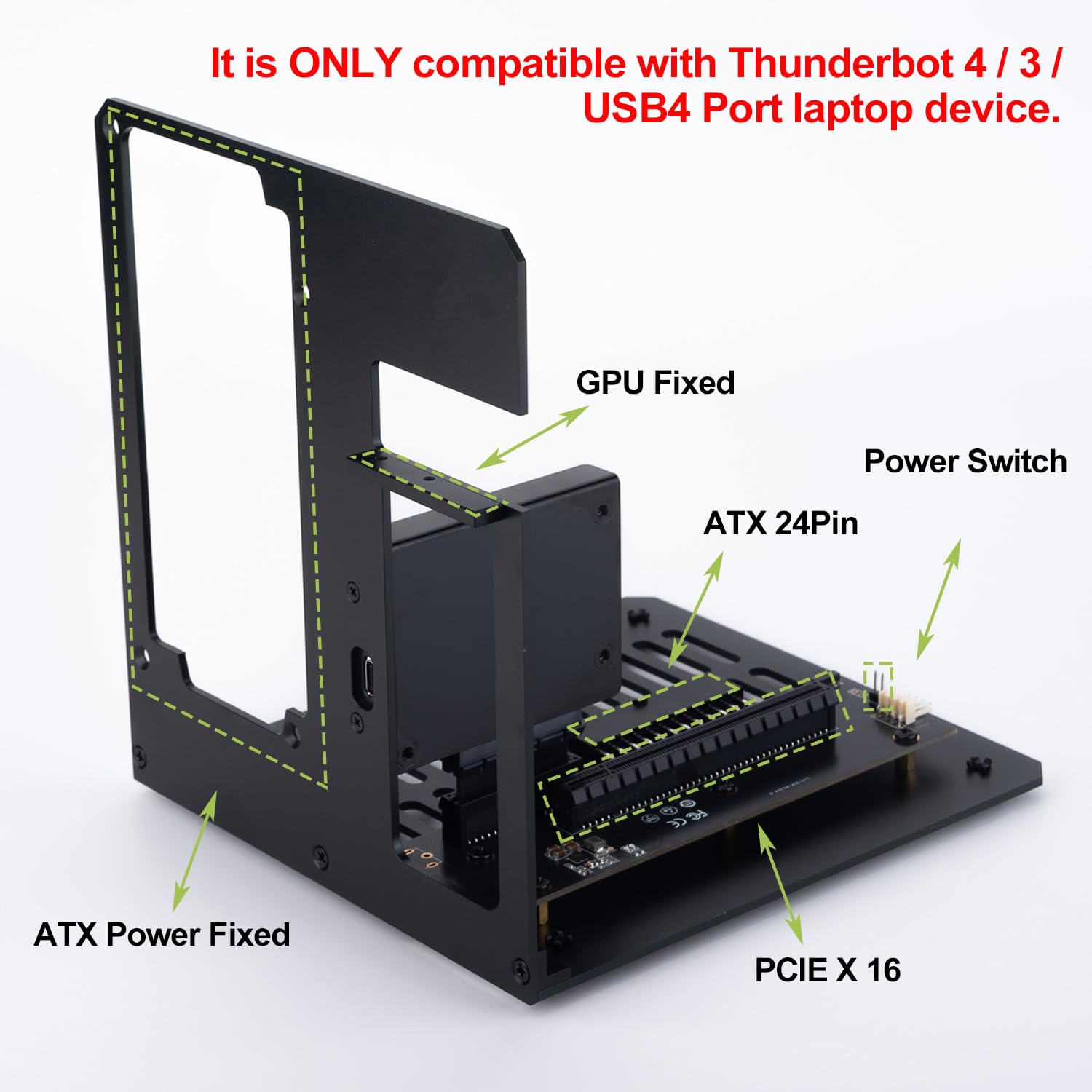 Amazon.co.jp: Mini eGPUエンクロージャ Thunderbolt 3/4、外部GPU