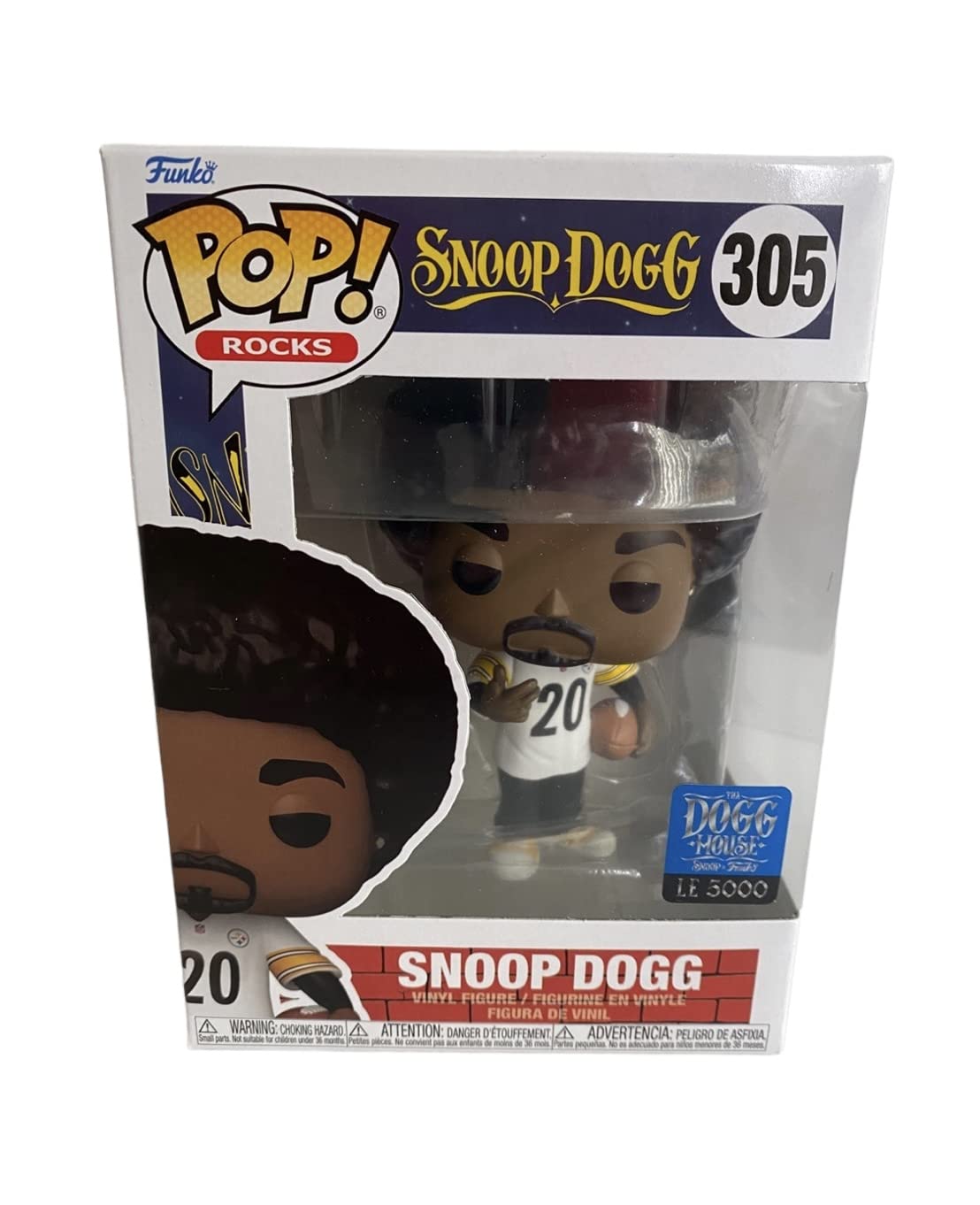 Amazon.com: Snoop Dogg White Steelers Jesrsey Exclusive Vinyl