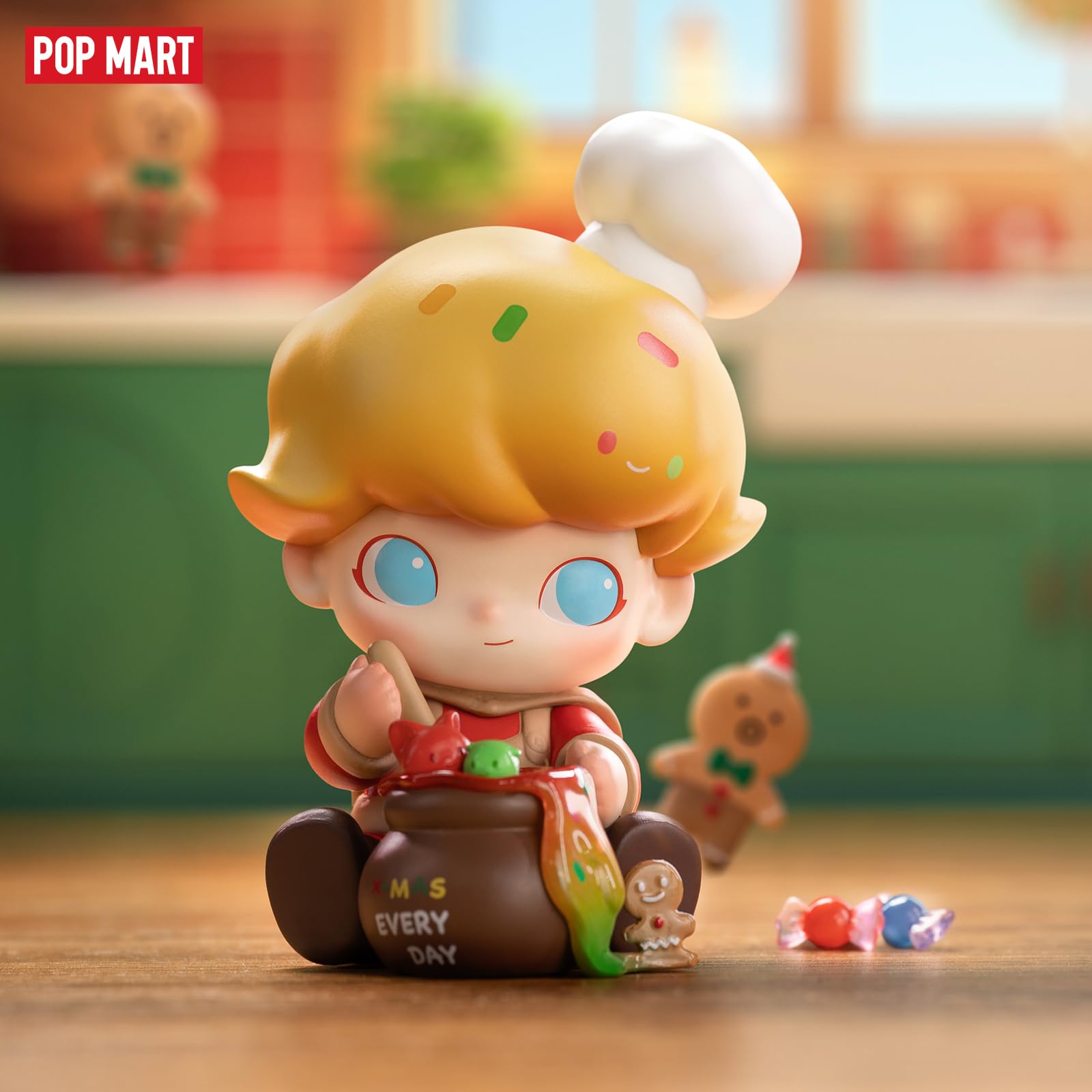POP MART DIMOO Letters from Snowman Blind Box Figures, Random