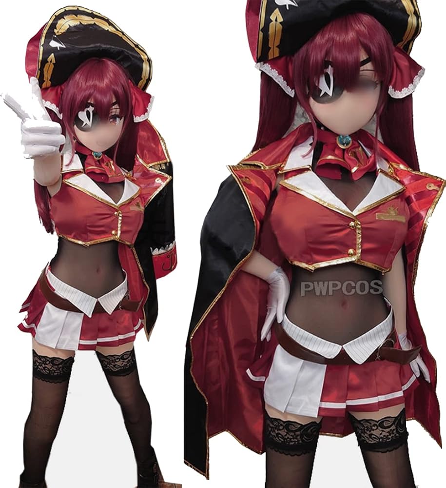 Amazon.co.jp: [PWPCOS] 宝鐘マリン バーチャルYouTuber VTuber 海賊団