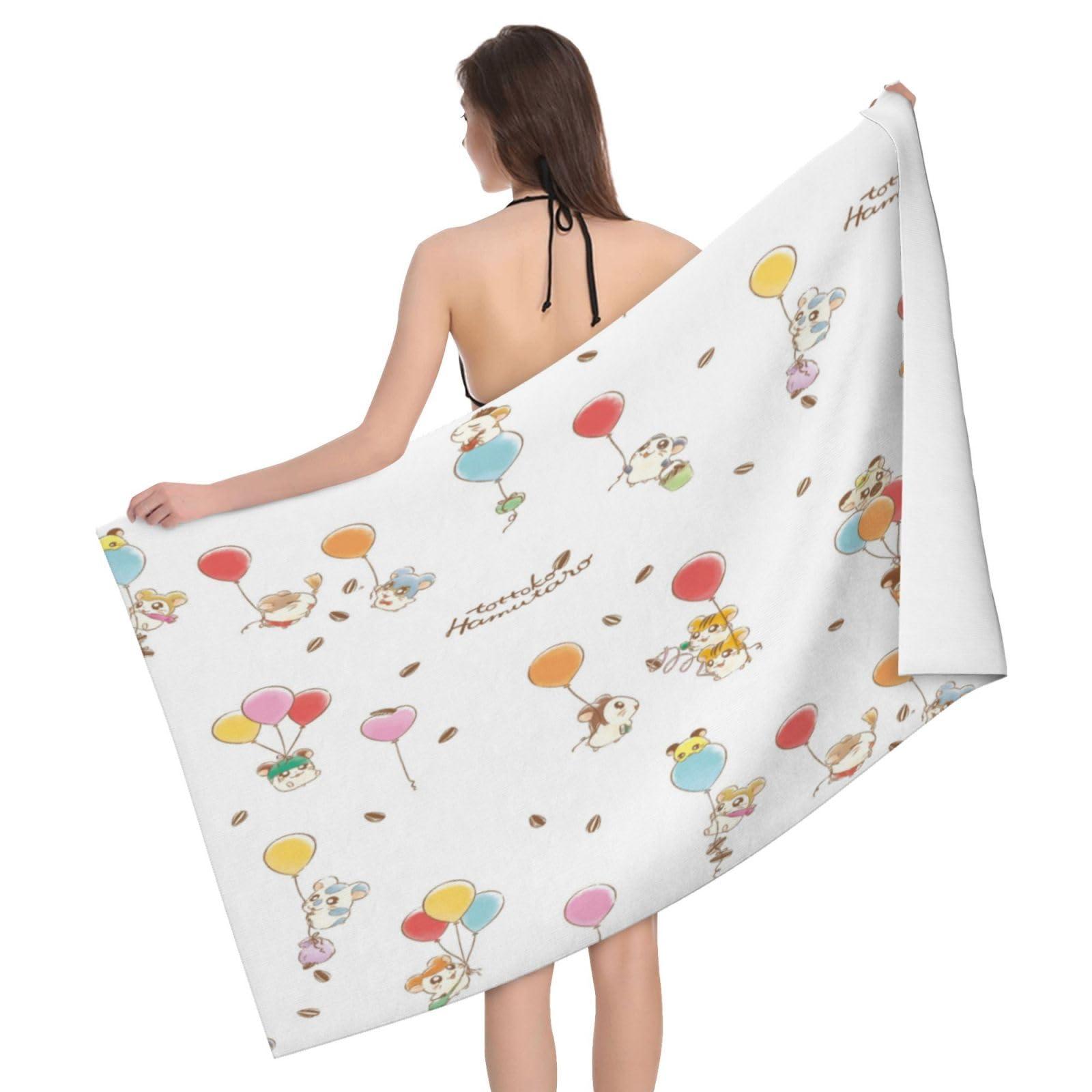 Amazon｜とっとこハム太郎 バスタオル大判 マイクロファイバー 厚手