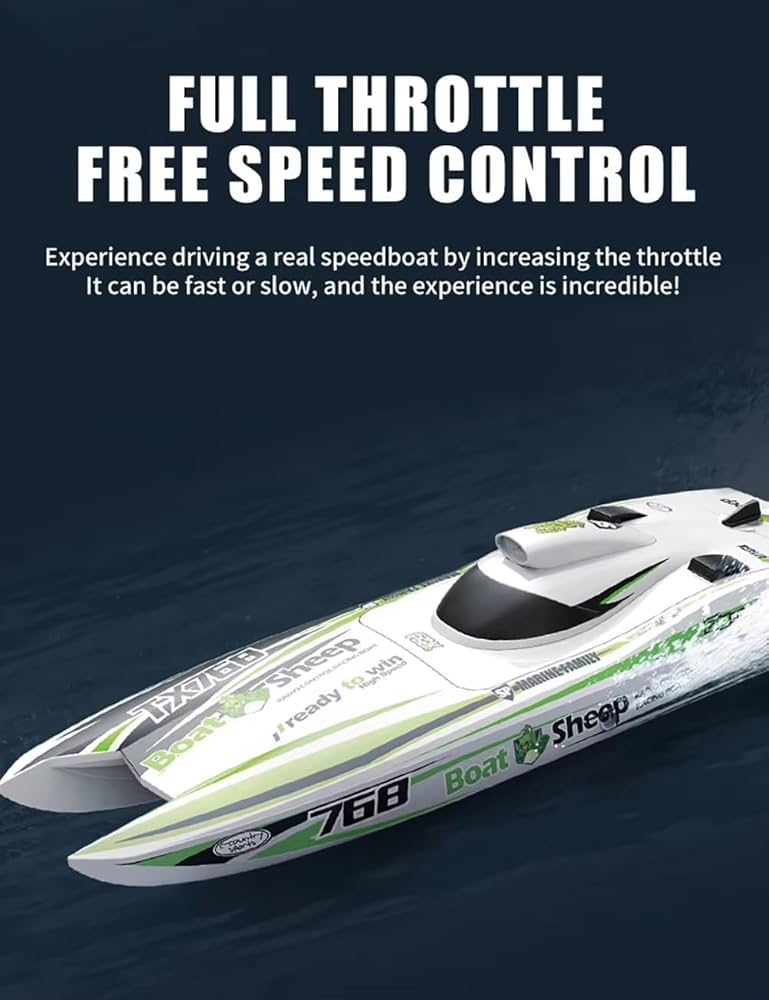 Amazon.com: TX768 RC Jet Boat, 30km/h High Speed Jet Boat