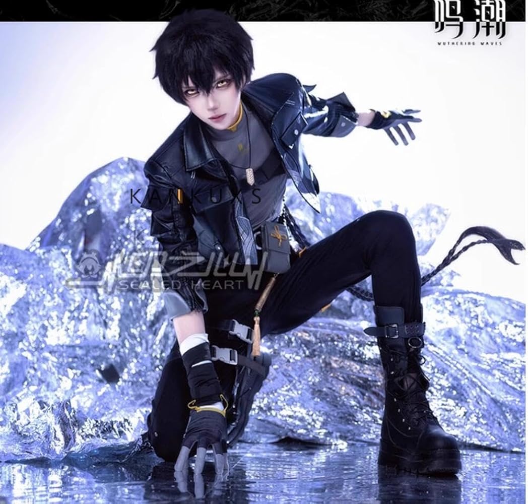 Amazon.co.jp: [BEROZACOS] フルセット 衣装 鳴潮 漂泊者 男主人公