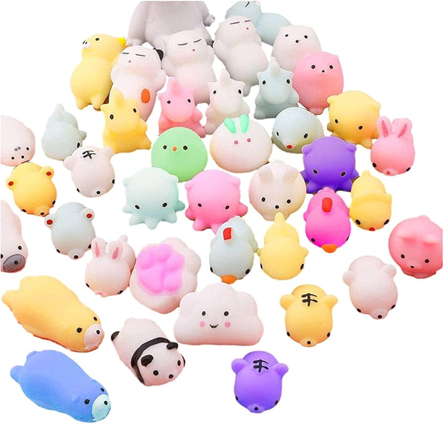 Amazon | キッドモチスクイーズおもちゃ、50 ミニスクイーズおもちゃ