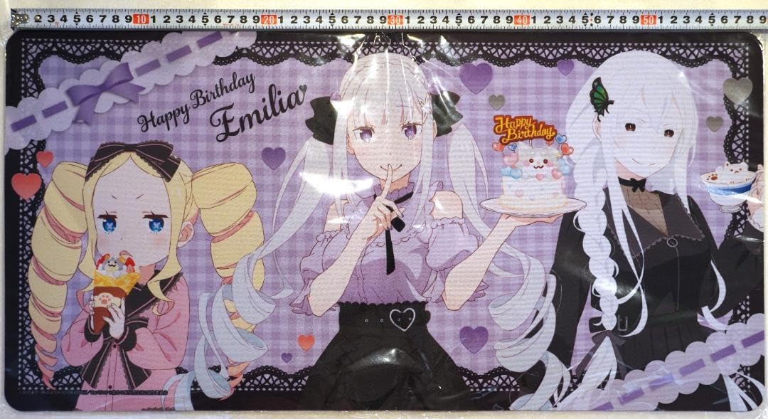 Amazon.co.jp: リゼロ エミリアの誕生日生活2023ver. ラバープレイ