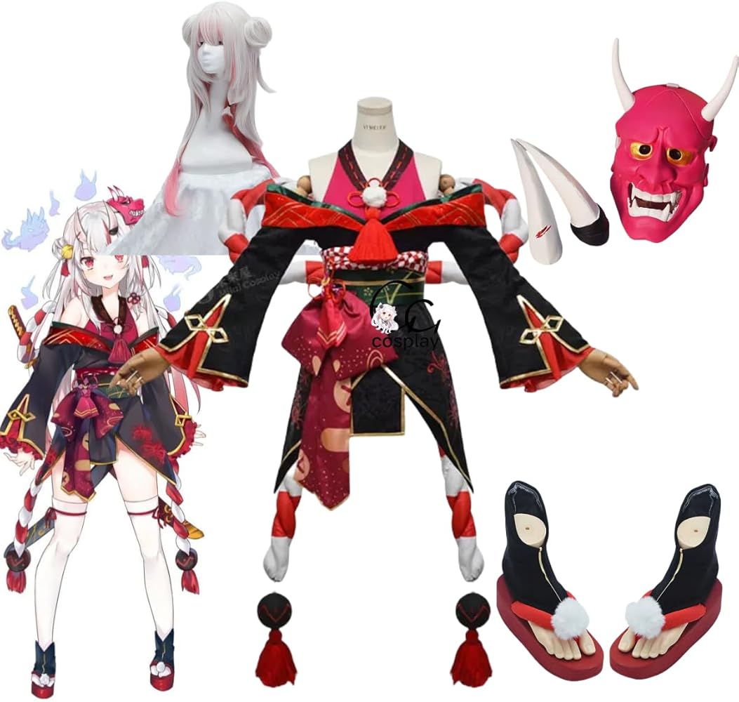 Amazon.co.jp: GGcosplay VTuber 百鬼あやめ 初期衣装 コスプレ衣装