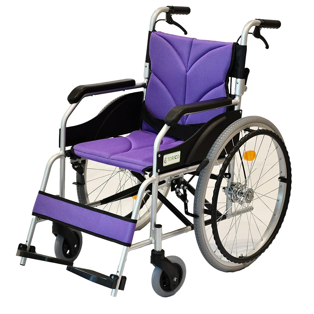 Amazon | TORICO アルミ製ドラムブレーキ車椅子 「よかセレクト 自走式