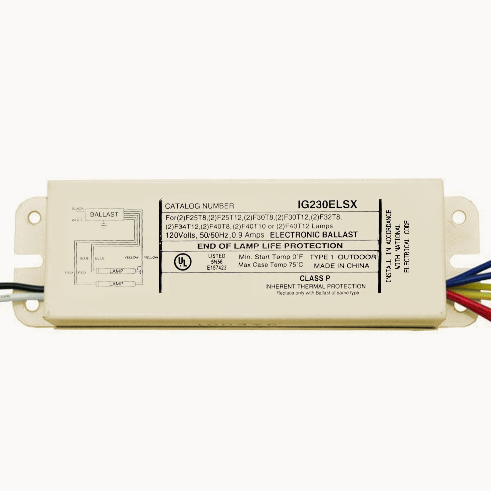 Amazon.com: KASTLITE 2-Lamp Rapid Start Electronic Ballast