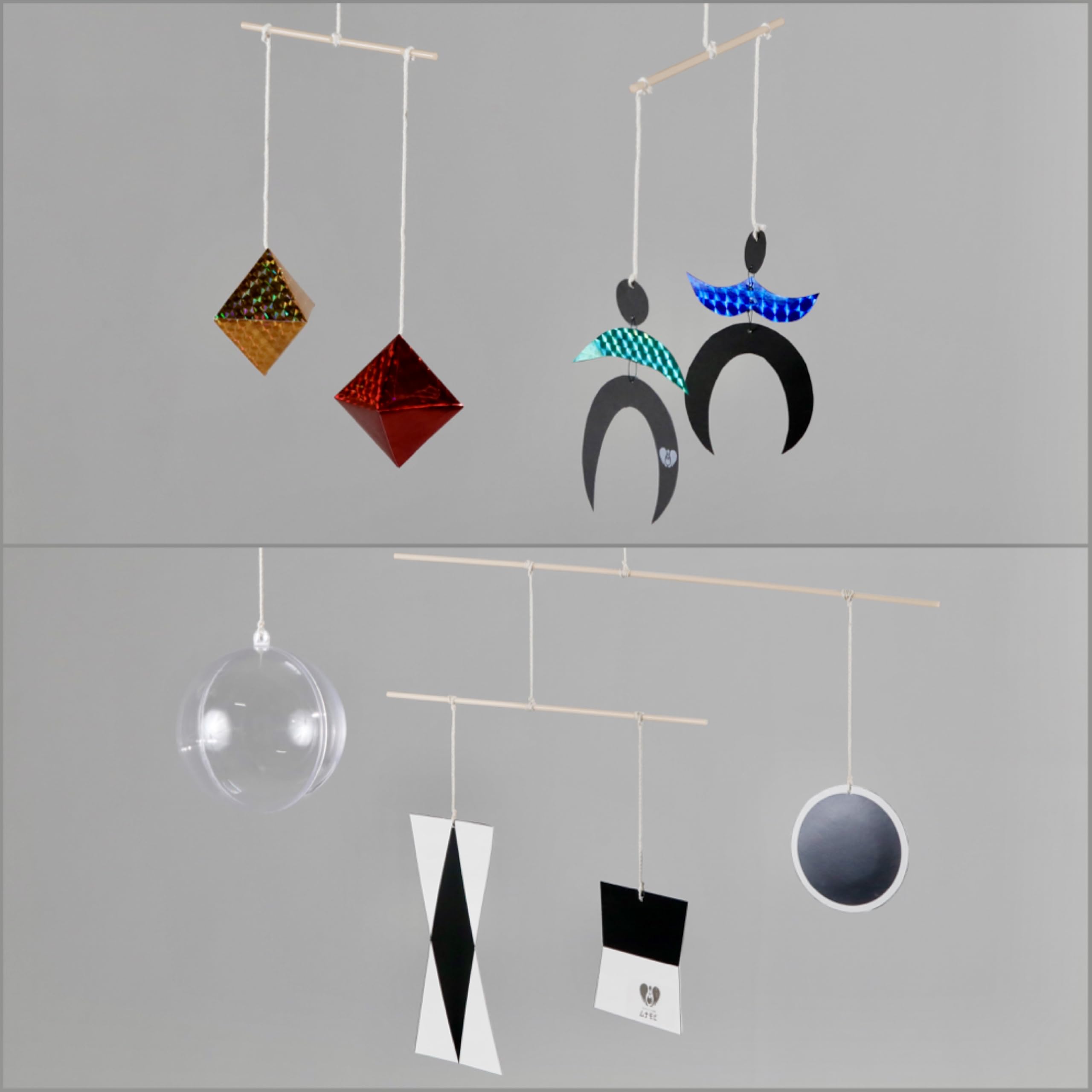 Amazon | ムナリモビール & ダンサーモビール&八面体モビール 【製作