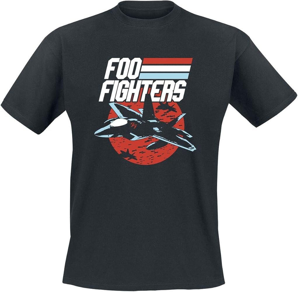 Amazon.com: Foo Fighters T Shirt Jets Band Logo Official Mens