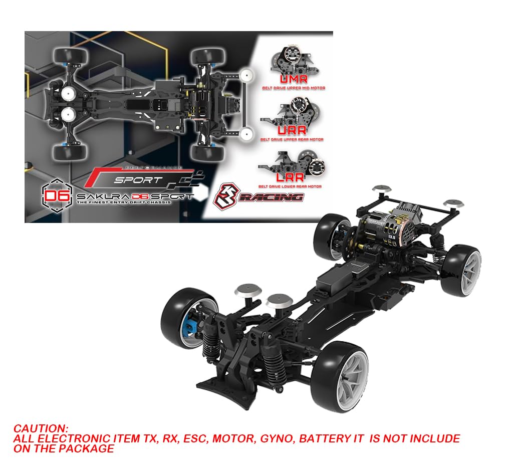 Amazon | 3レーシング KIT-SAKURAD6S SAKURA D6 SPORT 1/10 ドリフト