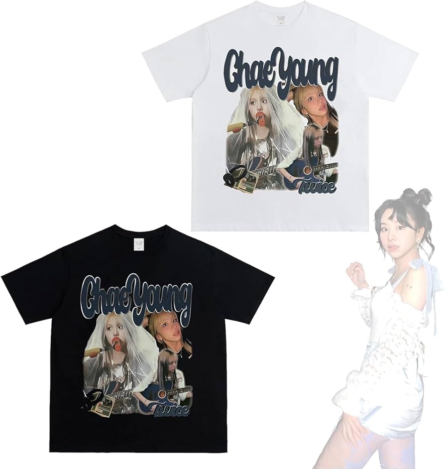 Amazon.co.jp: [秋会] chaeyoung TWICE チェヨン Tシャツ トゥワイス