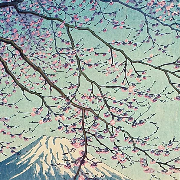 Amazon.co.jp: 川瀬巴水 版画 西伊豆 木負 十二年 39x28.2cm 原寸