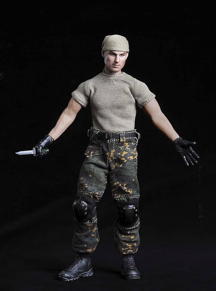 Amazon.co.jp: 1/12スケールミリタリーアクションフィギュアロシアの