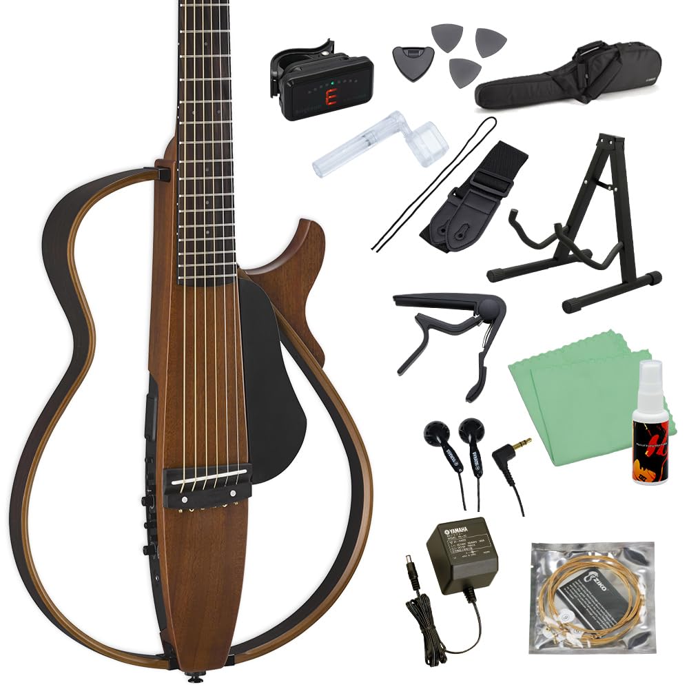 Amazon | YAMAHA SLG200S NT (ナチュラル) サイレントギター初心者14点