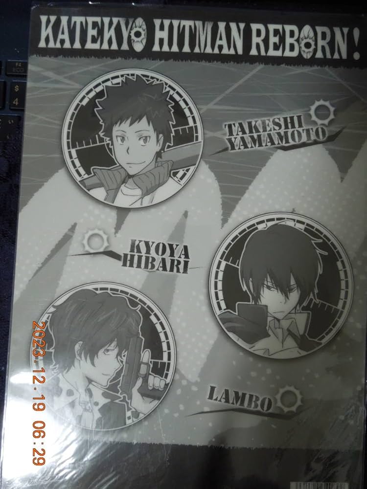 Amazon.co.jp: 家庭教師ヒットマンREBORN! 下敷き 雲雀恭弥 ランボ