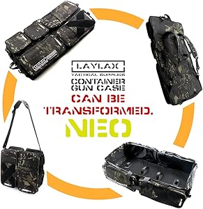 Amazon | [LayLax] コンテナガンケース NEO パイソンブラック | ガン