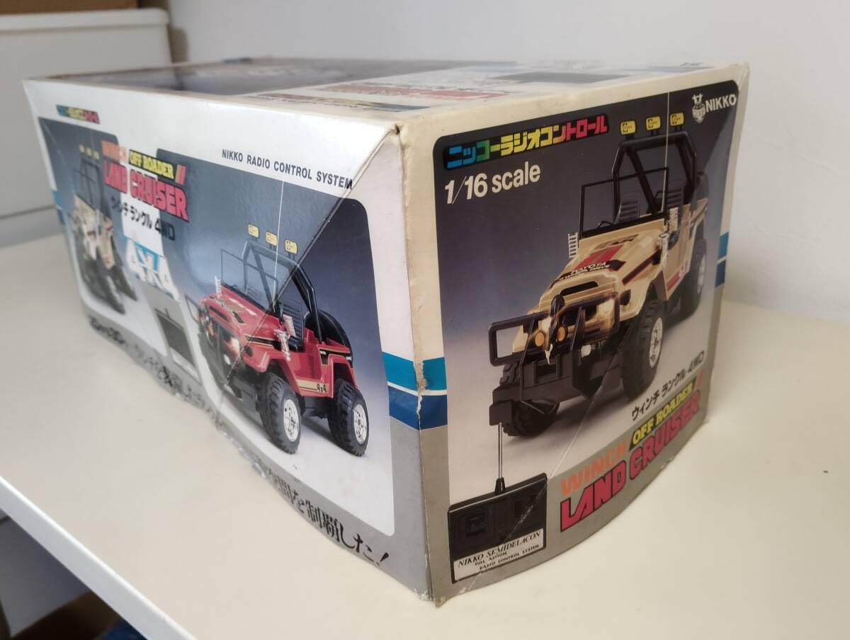 Amazon.co.jp: 有 ニッコー ウインチ ランクル 4WD 赤 ラジコン RC