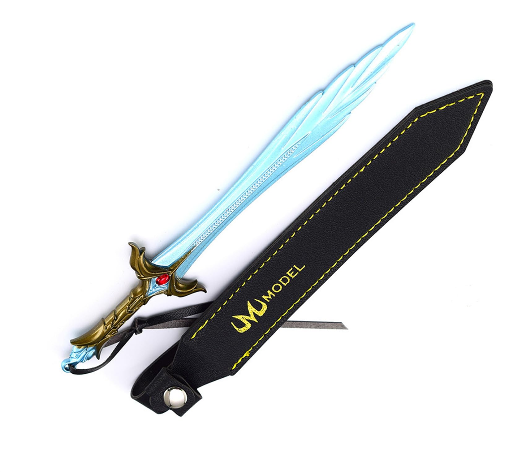 Amazon.co.jp: Luosyaer 西洋剣 おもちゃ チルレンド 革カバー 21cm 刀