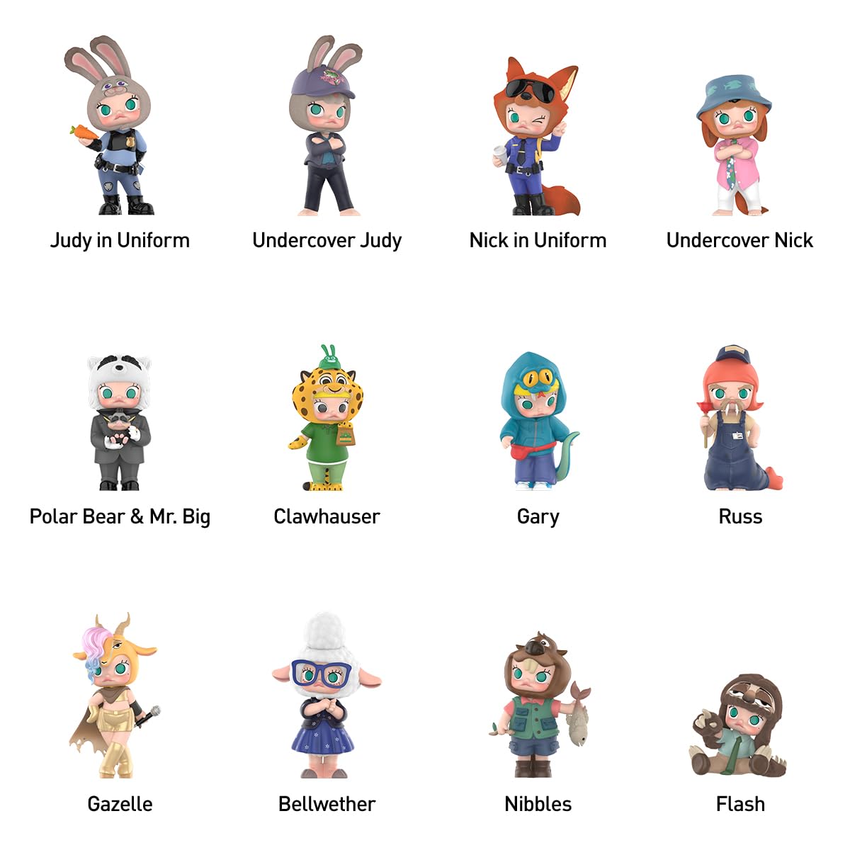 Amazon | POP MART MOLLY x ズートピア コラボシリーズ【アソート