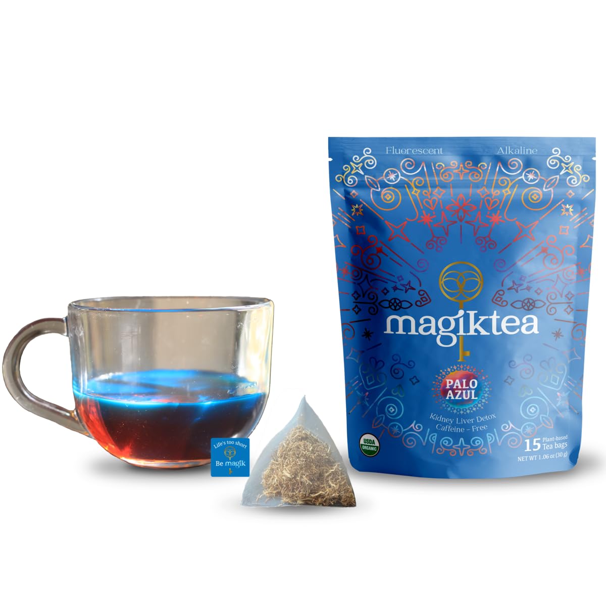 Amazon.com : Magiktea, Palo Azul, 15 Plant-Based Tea Bags, USDA