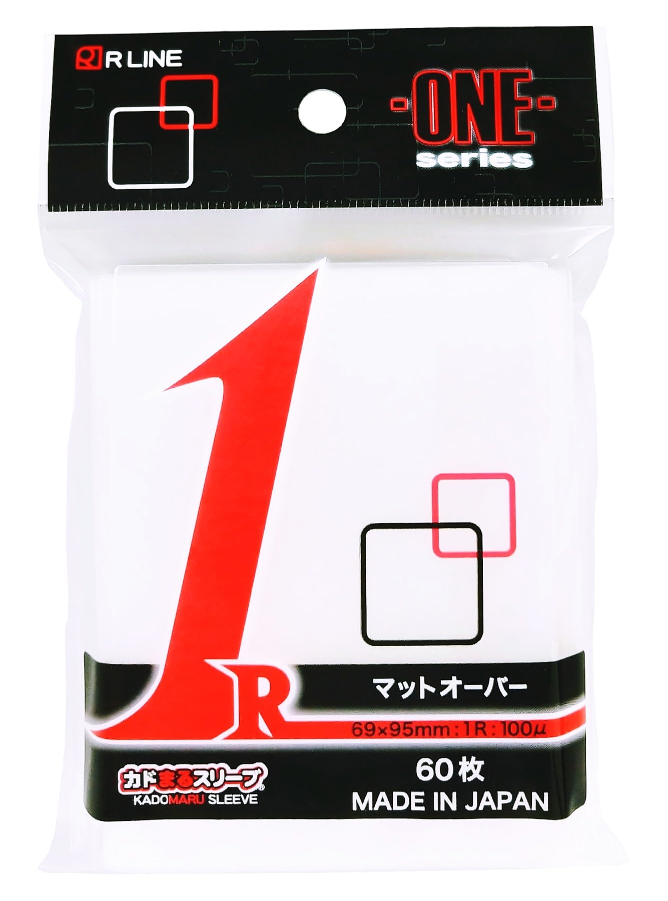 Amazon | カドまるスリーブ ONE(1mmカド) マットオーバー 60入