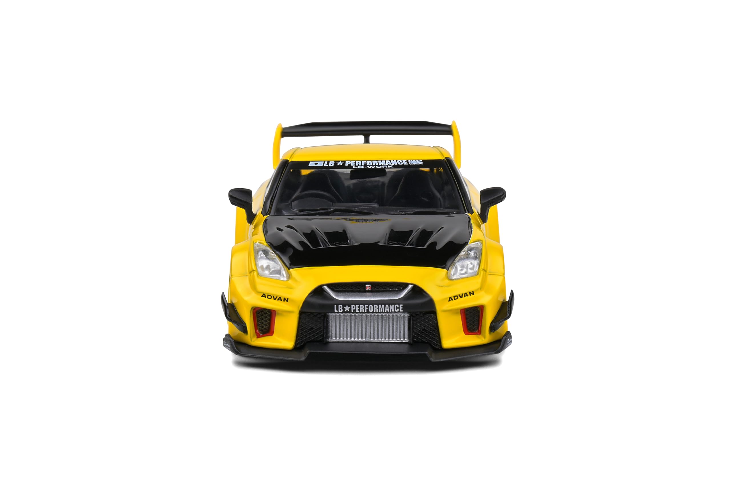 Amazon.com: Solido 1:43 Nissan GTR35 LBWK Silhouette Yellow 2019