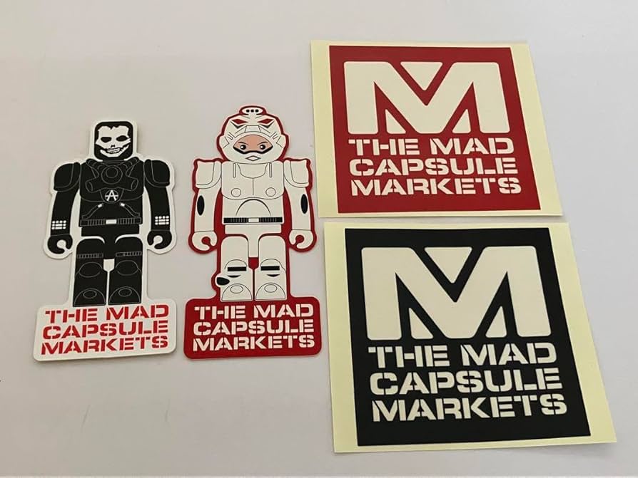 Amazon.co.jp: マッドカプセルマーケッツ ステッカー 4枚 : おもちゃ