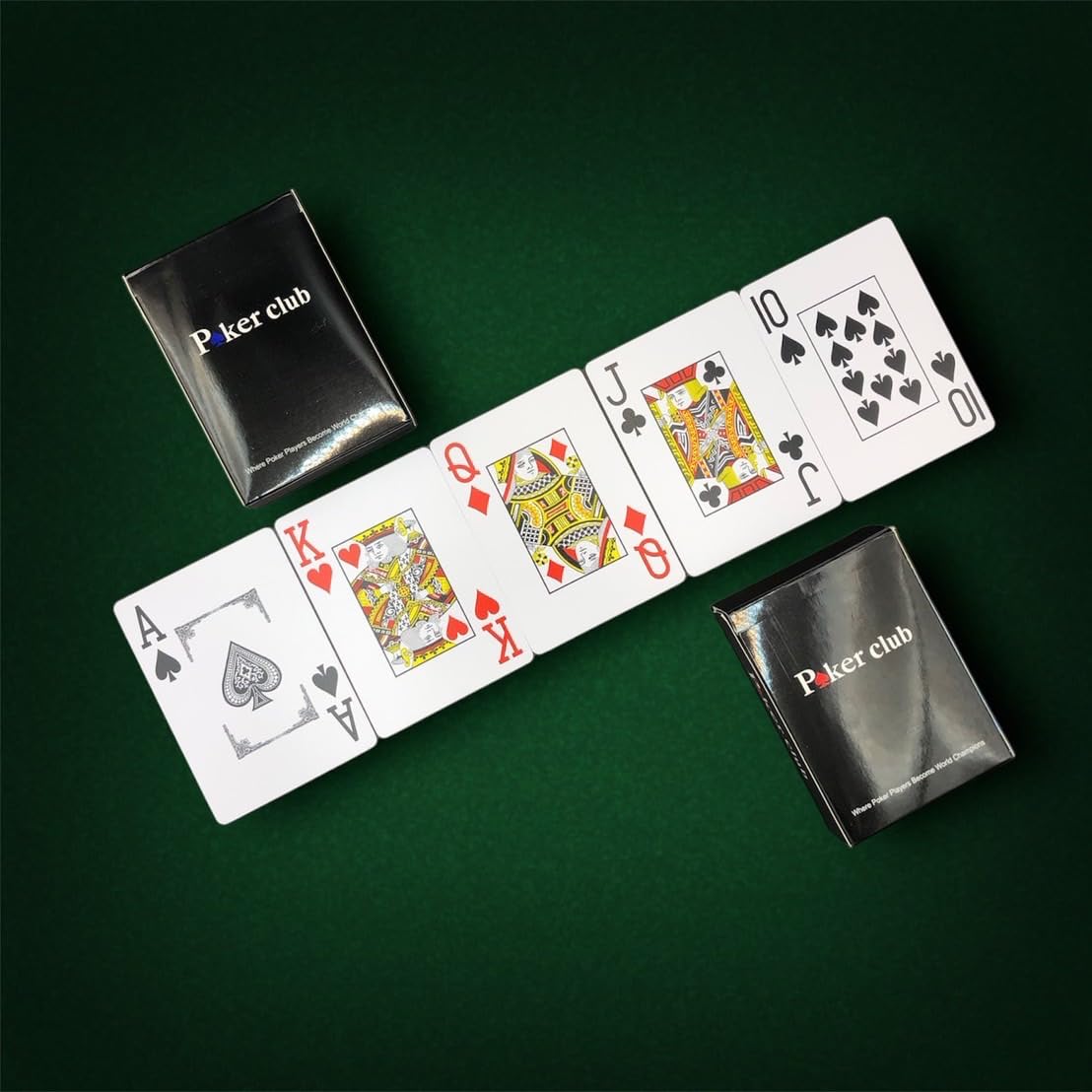 Amazon.co.jp: Poker club プラスチック製トランプ ポーカーサイズ