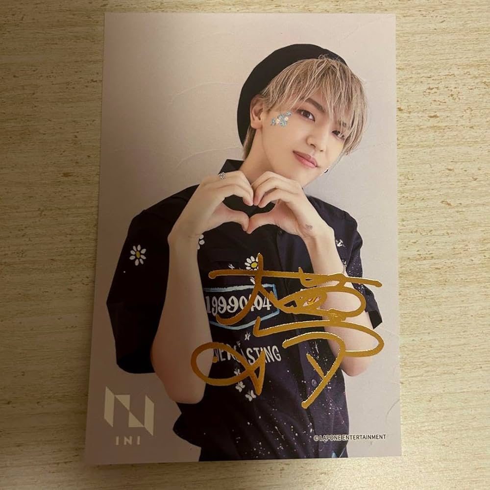 Amazon | INI 髙塚大夢 箔押しサイン ポストカード ポスカ | ポスト