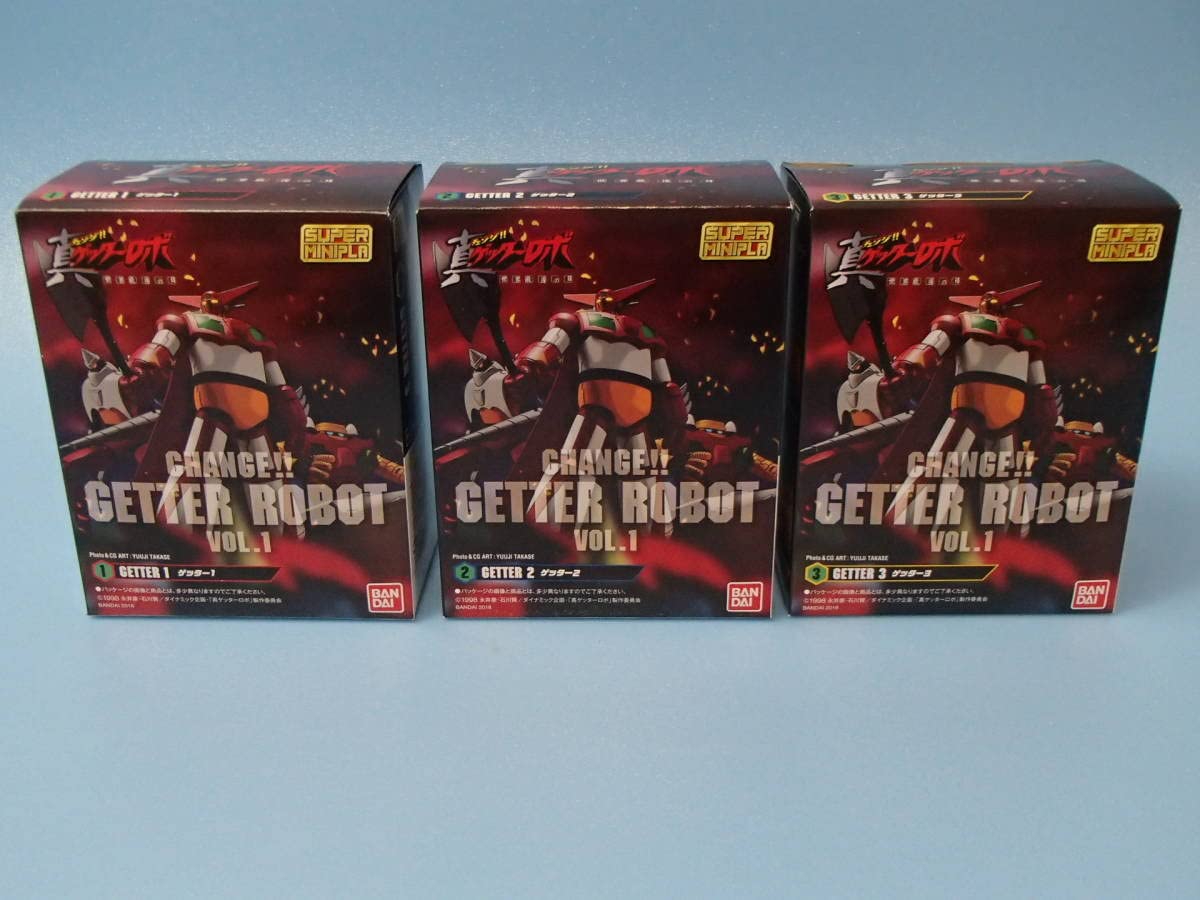 Amazon.co.jp: スーパーミニプラ 真 チェンジ!! ゲッターロボ Vol.1 3