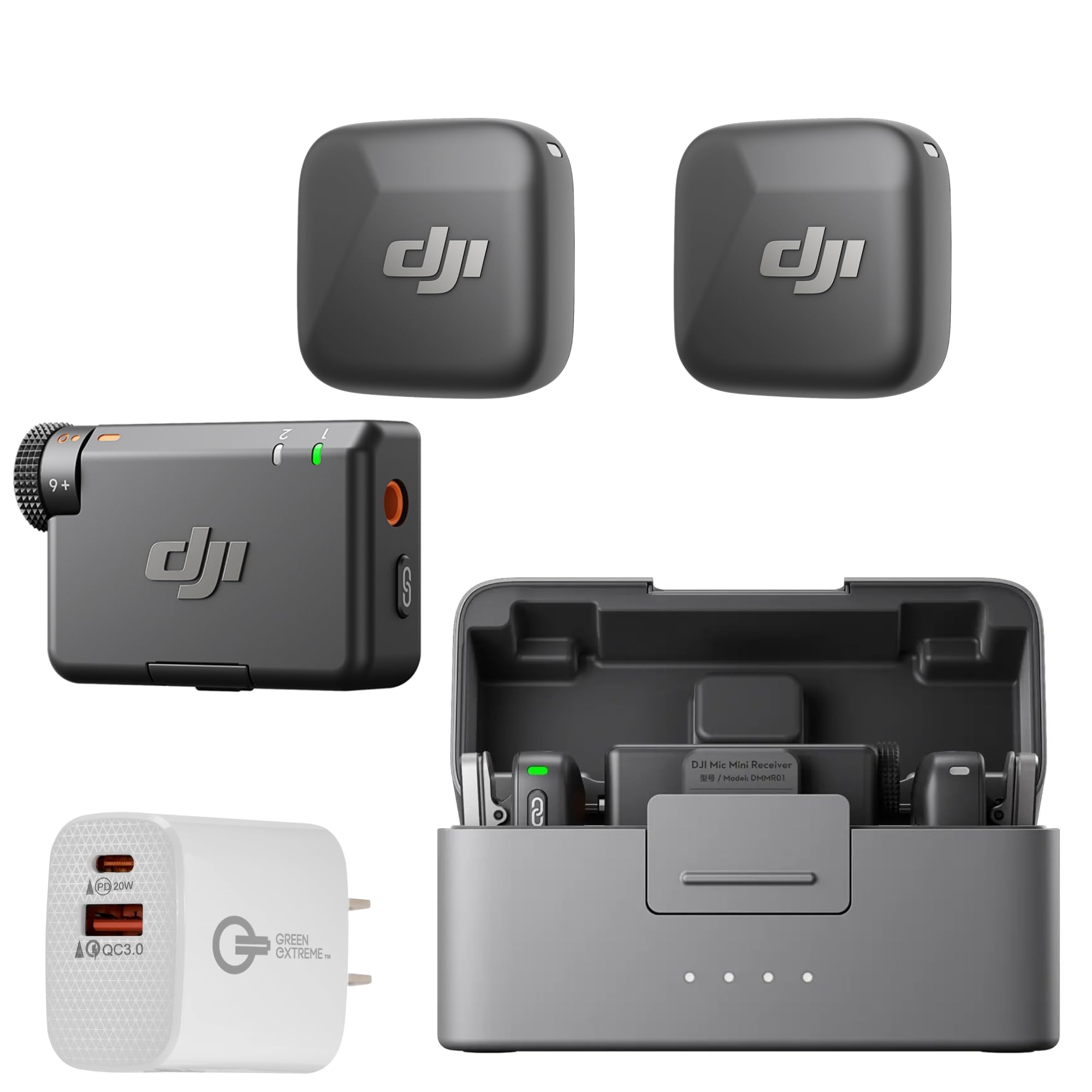 DJI Mic Mini（2 TX + 1 RX + 充電ケース） Amazon.co.jp: DJI Mic