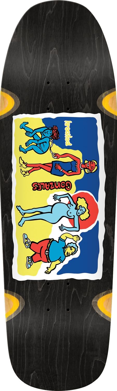 Amazon | Krooked Skateboards Mark Gonzales Family Affair ブラック