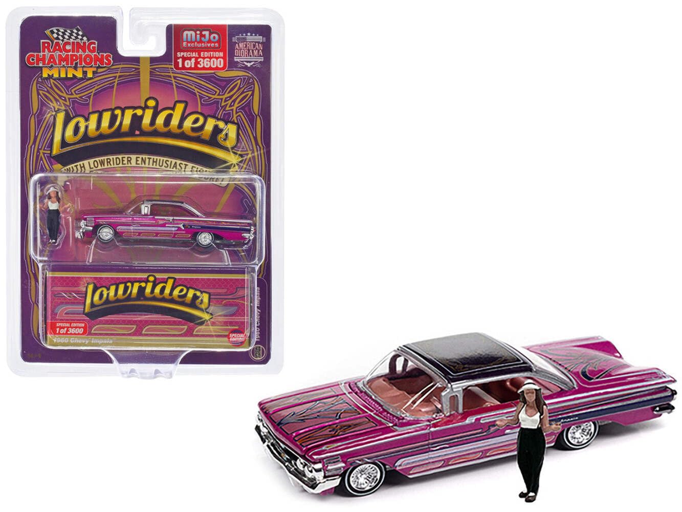 Amazon.com: 1960 Chevy Impala Lowrider Hot Pink Metallic with