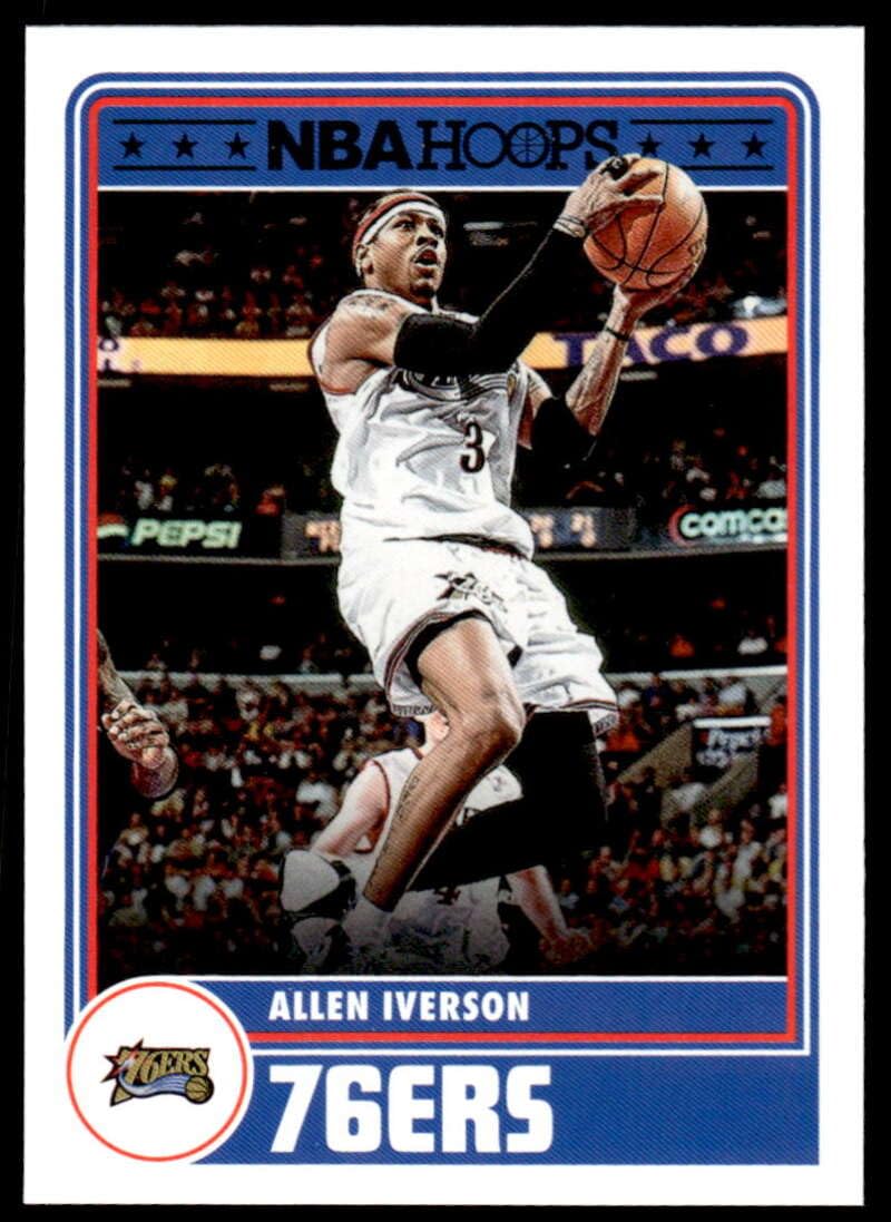 Amazon.com: Allen Iverson 2023-24 Panini Hoops #296 NM++ 76ers
