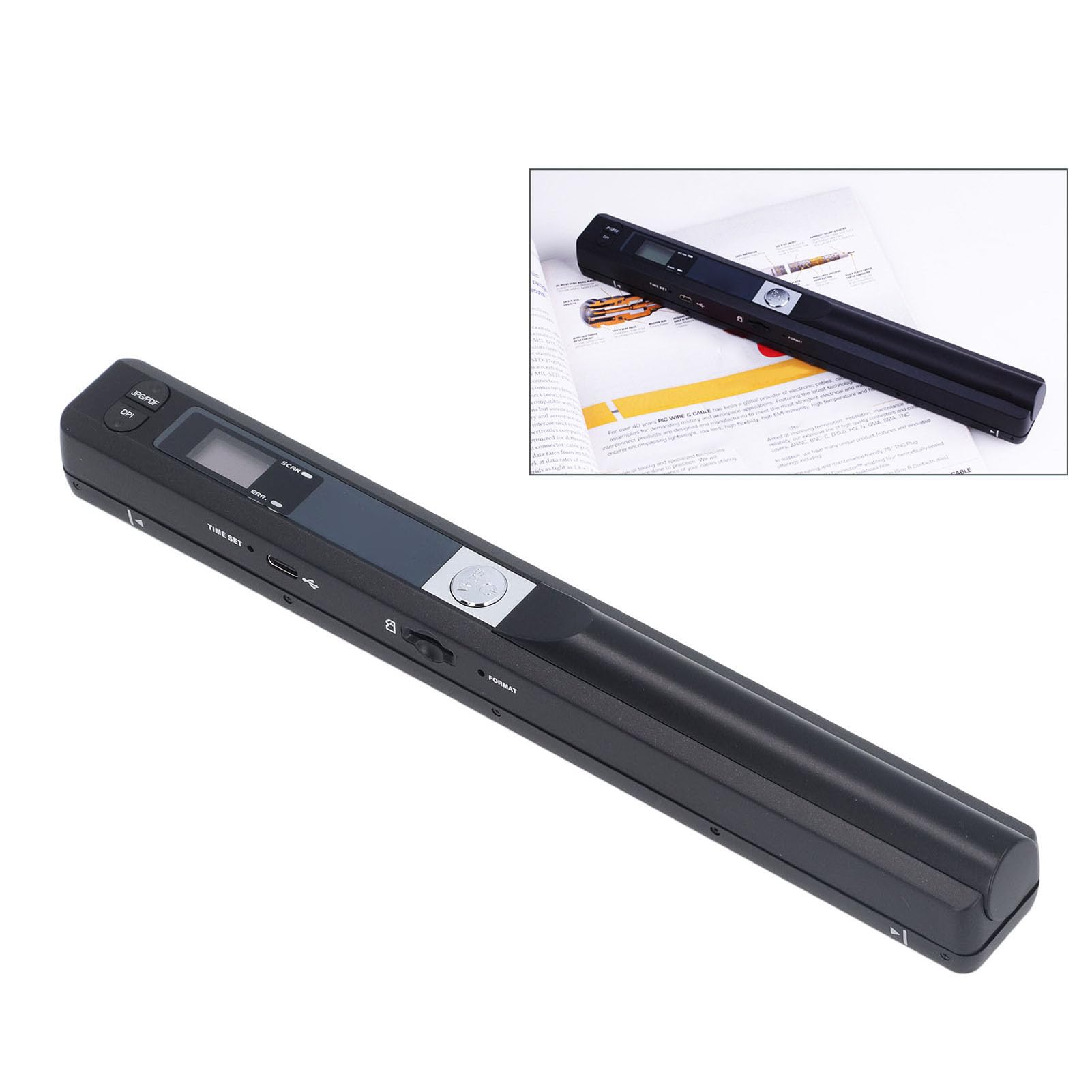 Amazon | KIMISS 携帯用スキャナー A4文書・写真・レシート用 8.27